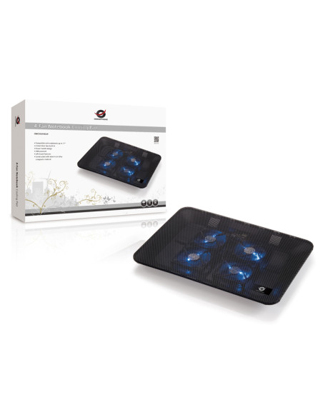 Conceptronic Pad di raffreddamento per notebook a 4 ventole