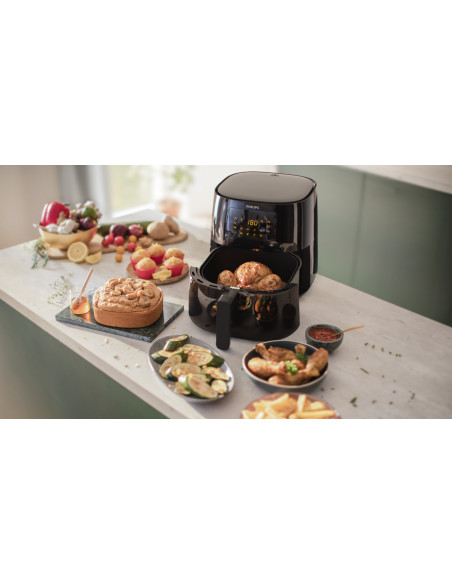 Philips 3000 series Airfryer XL 6.2L, Friggitrice ad aria 14-in-1, App per ricette, Accessorio HD9270/96