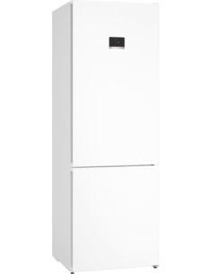 Bosch Serie 4 KGN497WDF Frigorifero Combinato da libera installazione 203 x 70 cm Bianco Classe D