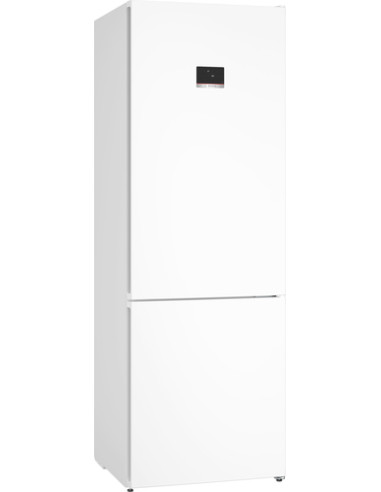 Bosch Serie 4 KGN497WDF Frigorifero Combinato da libera installazione 203 x 70 cm Bianco Classe D