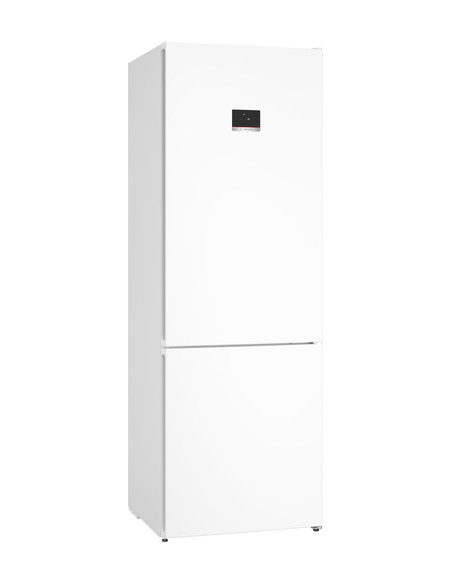 Bosch Serie 4 KGN497WDF Frigorifero Combinato da libera installazione 203 x 70 cm Bianco Classe D