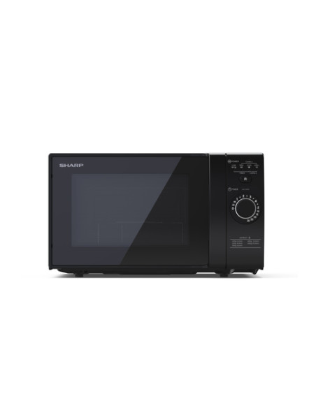 Sharp YC-GG02E-B forno a microonde Nero Microonde con grill Superficie piana 20 L 700 W