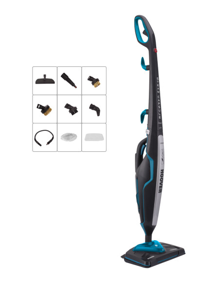 Hoover Steam Capsule 2in1 CA2IN1D 011 Scopa a vapore 0,35 L 1700 W Blu, Verde