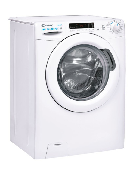 Candy Smart CSWS 4852DE/1-11 lavasciuga Libera installazione Caricamento frontale Bianco E