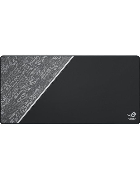 ASUS ROG Sheath BLK LTD Tappetino per mouse per gioco da computer Nero, Grigio, Bianco