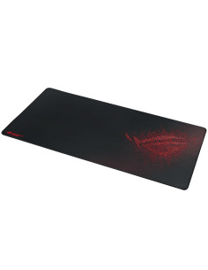 ASUS ROG Sheath Tappetino per mouse per gioco da computer Nero, Rosso