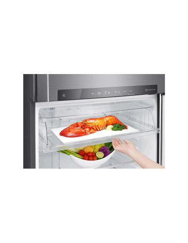 LG GTF916PZPYD frigorifero con congelatore Libera installazione 592 L Acciaio inox