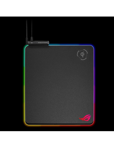 ASUS ROG Balteus Qi Tappetino per mouse per gioco da computer Nero