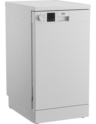 Beko DVS05024W: Lavastoviglie a Libera Installazione Slim, 45 cm, 10 Coperti