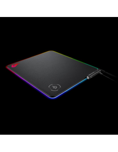 ASUS ROG Balteus Qi Tappetino per mouse per gioco da computer Nero