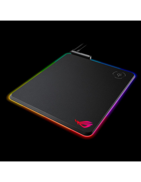 ASUS ROG Balteus Qi Tappetino per mouse per gioco da computer Nero