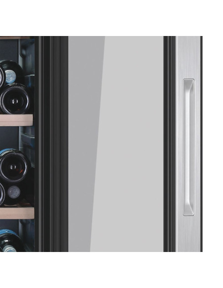 Haier Wine Bank 60 Serie 3 WS171GA Cantinetta vino con compressore Libera installazione Nero 166 bottiglia/bottiglie