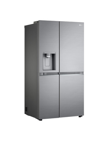 LG GSLV90PZAD Frigorifero Side-by-Side, Classe D, 635L, Wi-Fi, Con allaccio, UVnano,Grigio