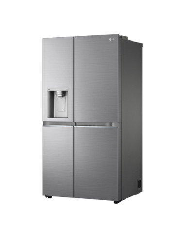LG GSLV90PZAD Frigorifero Side-by-Side, Classe D, 635L, Wi-Fi, Con allaccio, UVnano,Grigio
