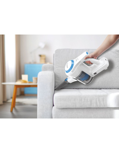 Candy CVIVA20 011 Aspirapolvere elettrica Batteria Secco Senza sacchetto 0,7 L Bianco