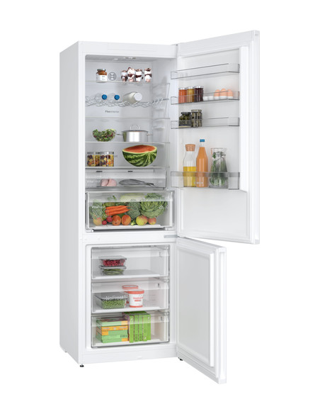 Bosch Serie 4 KGN497WDF frigorifero con congelatore Libera installazione 440 L D Bianco
