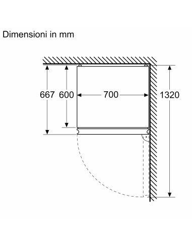 Bosch Serie 4 KGN497WDF Frigorifero Combinato da libera installazione 203 x 70 cm Bianco Classe D