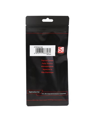 itek TG-213 compontente del dissipatore di calore Pasta termica 13,4 W/m·K 2 g