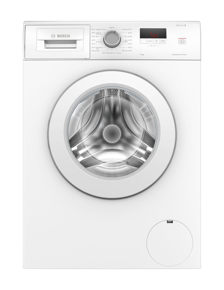 Bosch Serie 2 Lavatrice a carica frontale, , 8 kg, 1200 g/min., Cl. C.