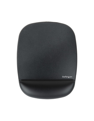 StarTech.com Tappetino per mouse con poggiapolso (17x18x2cm) - Tappetino per mouse ergonomico con supporto per il polso, Mouse P