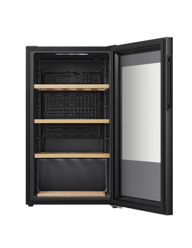Hisense RW12D4NWG0 cantina vino Cantinetta vino con compressore Libera installazione Nero 30 bottiglia/bottiglie
