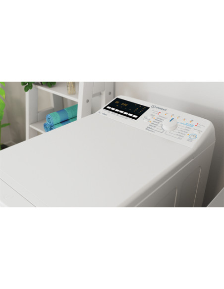 Indesit Turn&GO BTW B7231P IT lavatrice Caricamento dall'alto 7 kg 1200 Giri/min Bianco