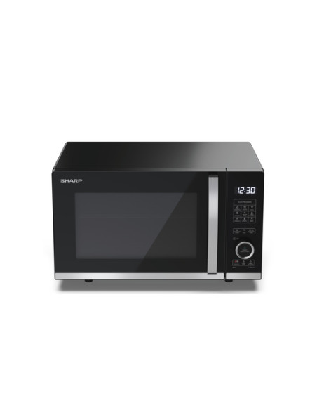 Sharp YC-QG204AE-B forno a microonde Nero Microonde con grill Superficie piana 20 L 800 W