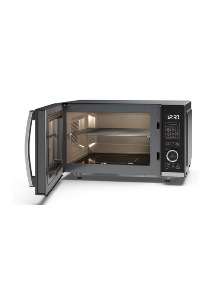 Sharp YC-QG204AE-B forno a microonde Nero Microonde con grill Superficie piana 20 L 800 W