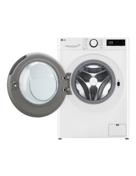 LG D4R5010TSWS Lavasciuga 10/6kg AI DD, Serie R5 Classe D, 1400 giri, TurboWash 360, Vapore, Eco Hybrid, Bianca