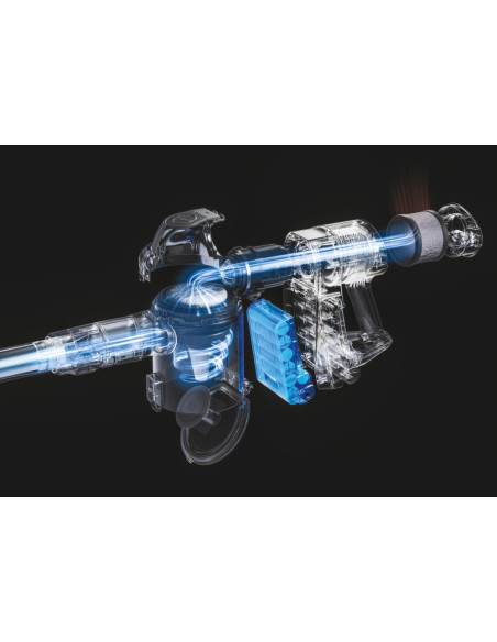 Hoover HF4, Aspirapolvere senza filo, Nero/Argento, 0,7L, Senza sacchetto