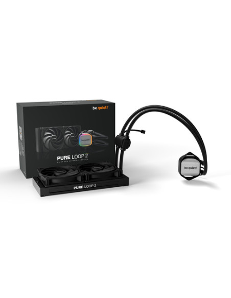be quiet! Pure Loop 2 | 240mm Processore Raffreddatore di liquidi tutto in uno 12 cm Nero 1 pz