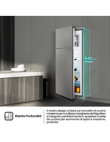 Hisense RI1P205NEWE frigorifero con congelatore Da incasso 205 L Bianco