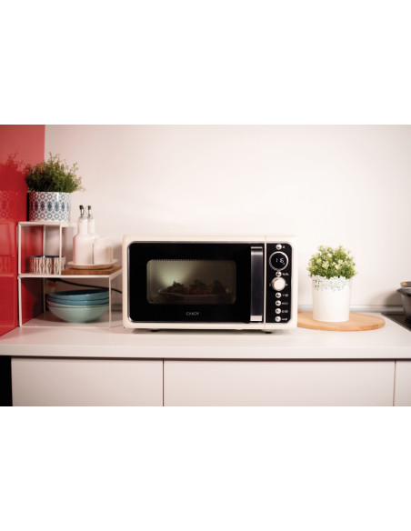 Candy Divo G25CC Crema Microonde con grill Superficie piana 25 L 900 W