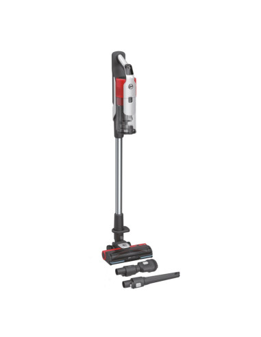 Hoover HF910H 011 Aspirapolvere elettrica Batteria Secco EPA Senza sacchetto 0,7 L 350 W Rosso, Titanio 4 Ah