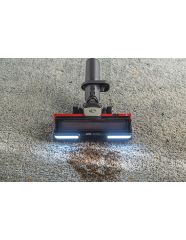 Hoover HF910H 011 Aspirapolvere elettrica Batteria Secco EPA Senza sacchetto 0,7 L 350 W Rosso, Titanio 4 Ah