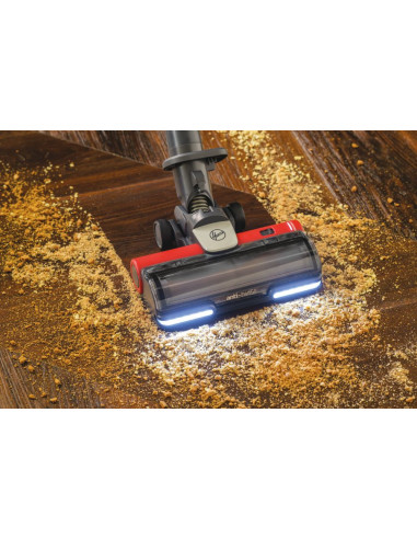 Hoover HF910H 011 Aspirapolvere elettrica Batteria Secco EPA Senza sacchetto 0,7 L 350 W Rosso, Titanio 4 Ah