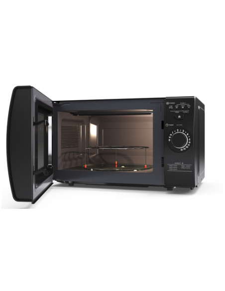 Sharp YC-GG02E-B forno a microonde Nero Microonde con grill Superficie piana 20 L 700 W