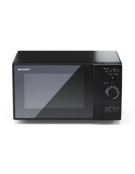 Sharp YC-GG02E-B forno a microonde Nero Microonde con grill Superficie piana 20 L 700 W