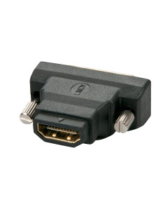 Lindy 41228 adattatore per inversione del genere dei cavi HDMI-A FM DVI-D M Nero 2