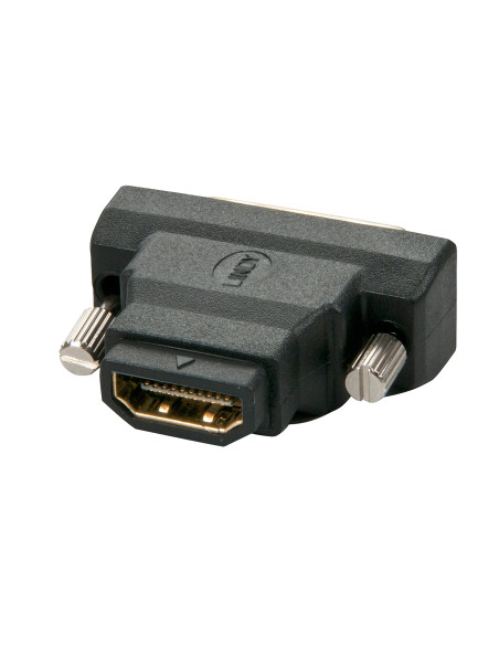 Lindy 41228 adattatore per inversione del genere dei cavi HDMI-A FM DVI-D M Nero