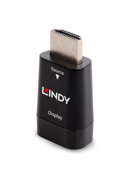 Lindy 38194 adattatore per inversione del genere dei cavi HDMI Type A (Standard) VGA Nero
