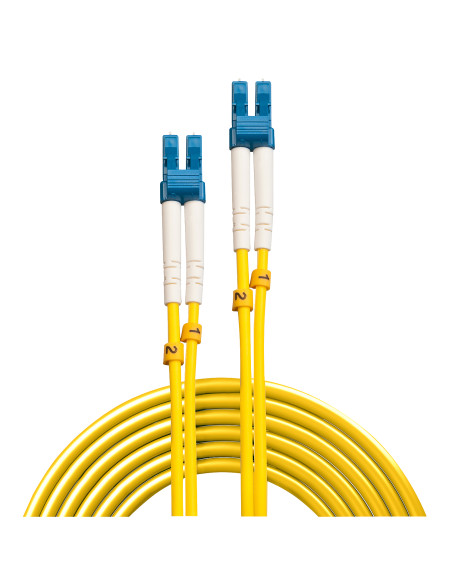 Lindy 47451 cavo InfiniBand e in fibra ottica 2 m LC Giallo