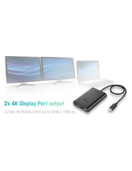 i-tec USB-C 3.1 Dual 4K DP Video Adapter