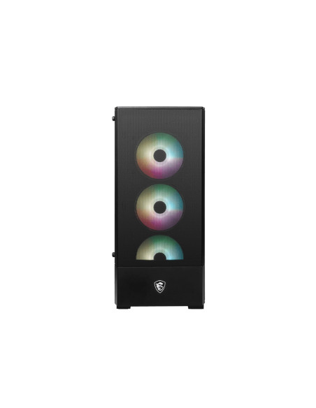 MSI MAG FORGE 112R computer case Midi Tower Nero, Trasparente