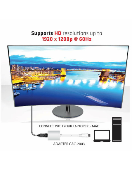 CLUB3D Displayport to VGA Active Adapter