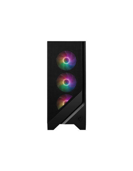 MSI MAG FORGE 120A AIRFLOW computer case Midi Tower Nero, Trasparente