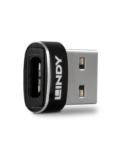 Lindy 41884 adattatore per inversione del genere dei cavi USB Type-A USB Type-C Nero 2