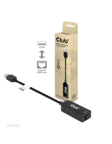 CLUB3D CAC-1420 scheda di rete e adattatore Ethernet 2500 Mbit/s