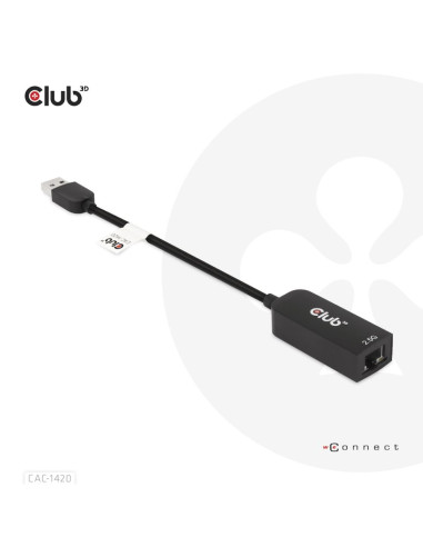 CLUB3D CAC-1420 scheda di rete e adattatore Ethernet 2500 Mbit/s