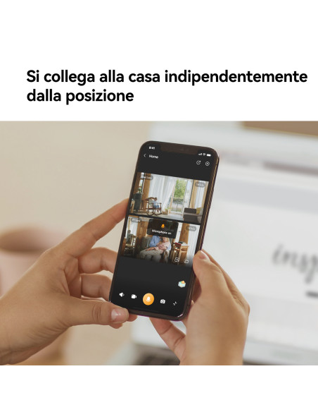 Imou mou Ranger DUAL 10MP (5MP+5MP) Telecamera WiFi Interno con Doppia Lente, 360°PTZ Telecamera da Interno, Rilevamento Umano,